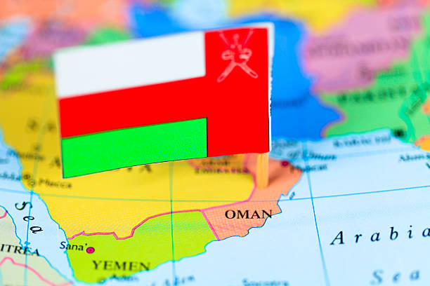 Delivery coverage map for Oman with major cities